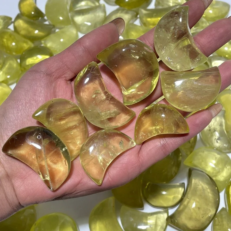 92 Pieces Citrine Moon Carving - Image 4
