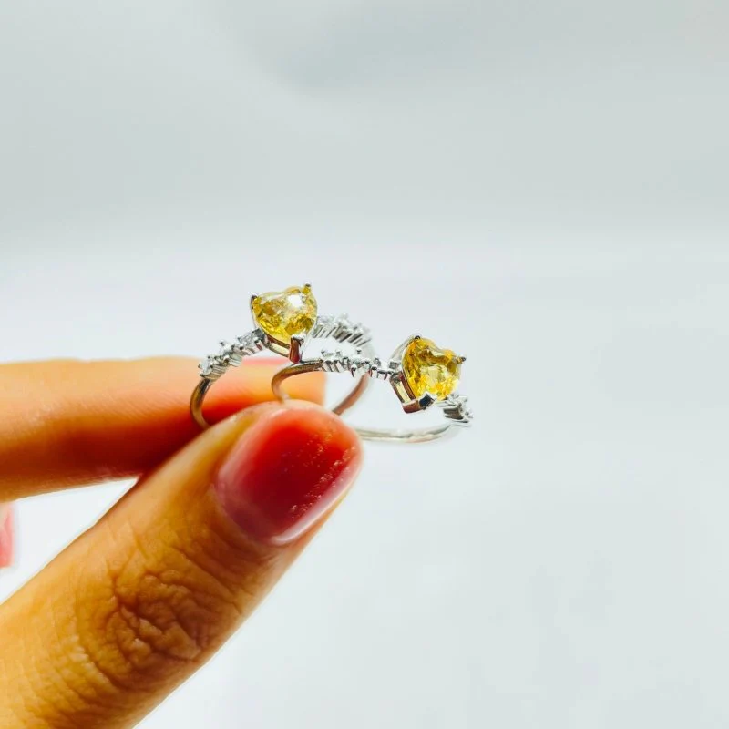 Beautiful Citrine Cut Faceted Ring Wholesale - Image 2