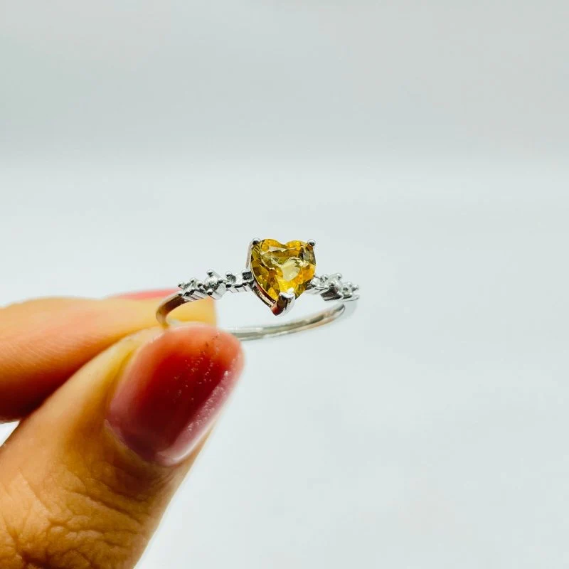 Beautiful Citrine Cut Faceted Ring Wholesale - Image 5