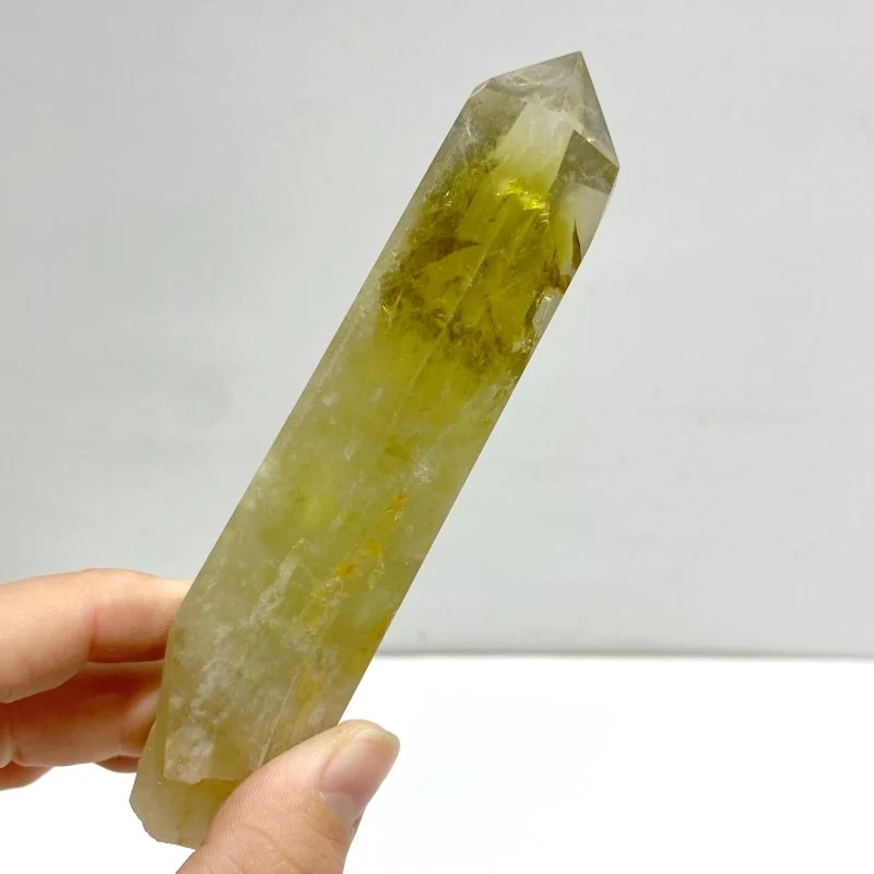 20 Pieces Citrine Tower Points Raw Bottom - Image 3