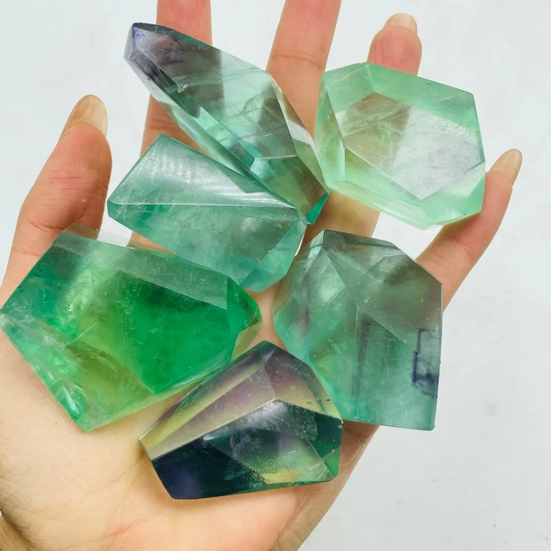 Clear Green Fluorite Free Form Wholesale - Image 2