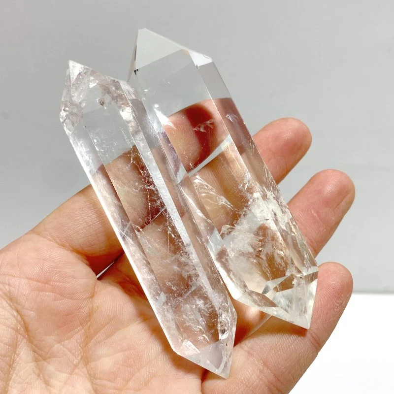 27 Pieces Clear Quartz Double Points - Image 6
