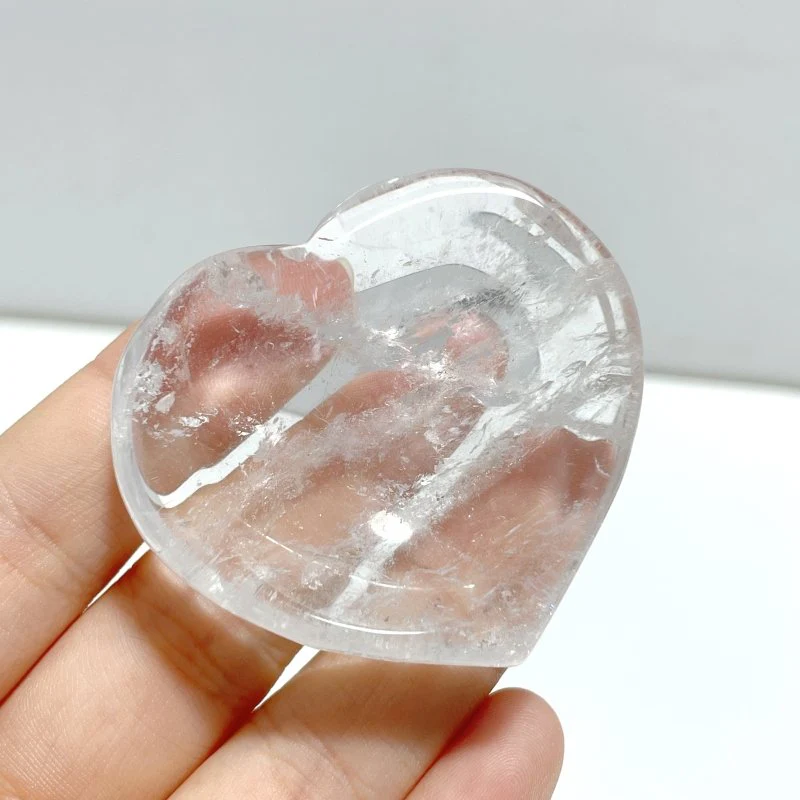 High Quality Clear Quartz Heart Shape Bowl Wholesale - Image 2