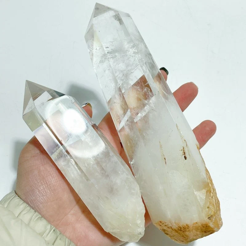 Fat Clear Quartz Large Points Raw Bottom Wholesale - Image 5