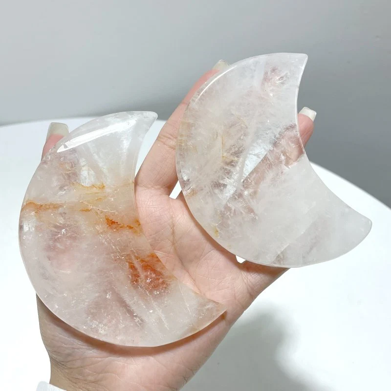 Clear Quartz Moon Carving Wholesale - Image 5