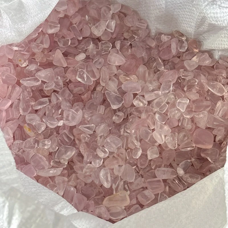 Clear Rose Quartz Gravel Chips Wholesale - Image 4