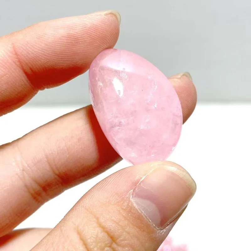 Pink Aura Rose Quartz Small Tumbled Wholesale Clearance - Image 2