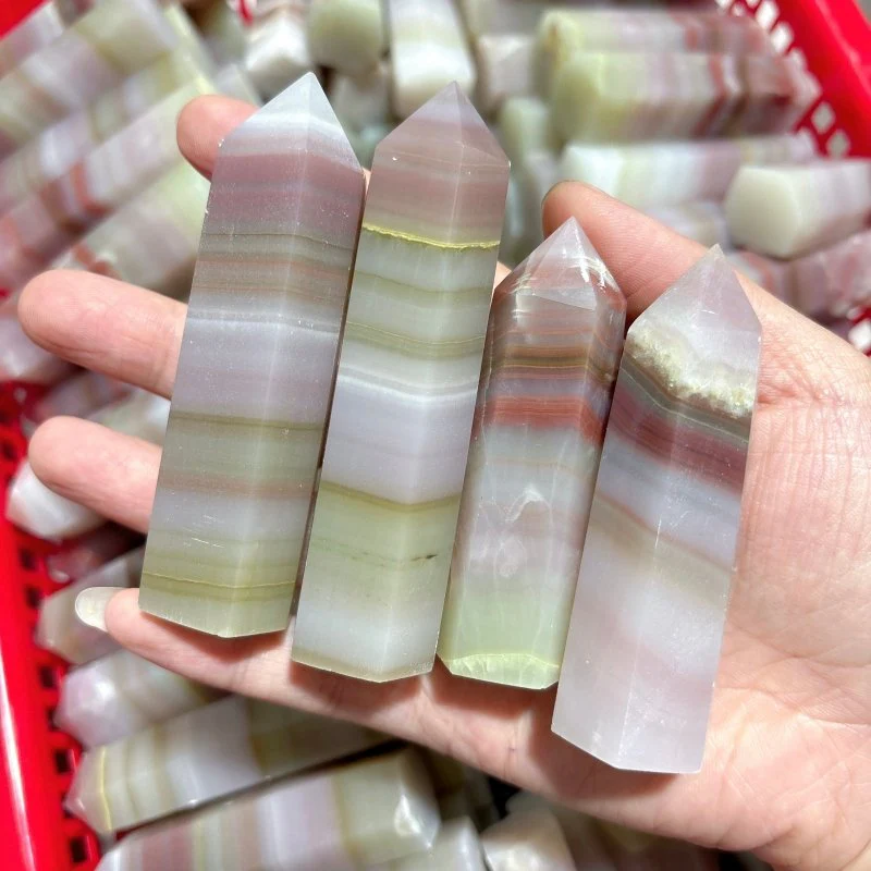 Colorful Afghanistan Jade Tower Point Wholesale - Image 3