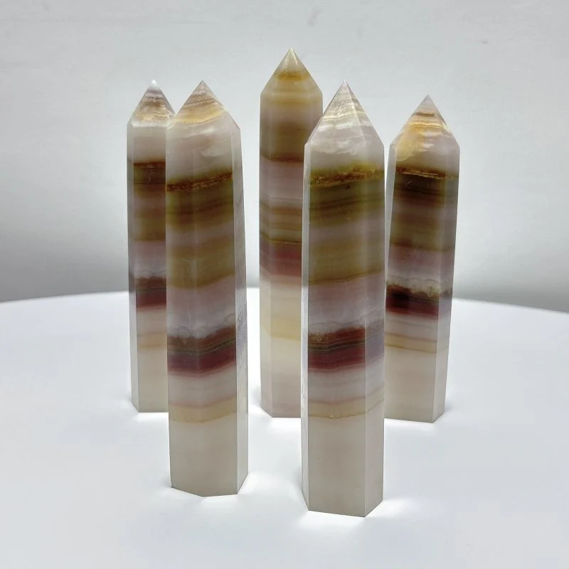 Colorful Afghanistan Jade Tower Point Wholesale - Image 4