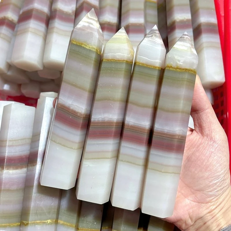 Colorful Afghanistan Jade Tower Point Wholesale - Image 5