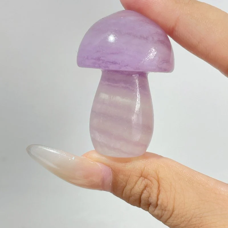 Colorful Fluorite Mushroom Carving Wholesale - Image 5