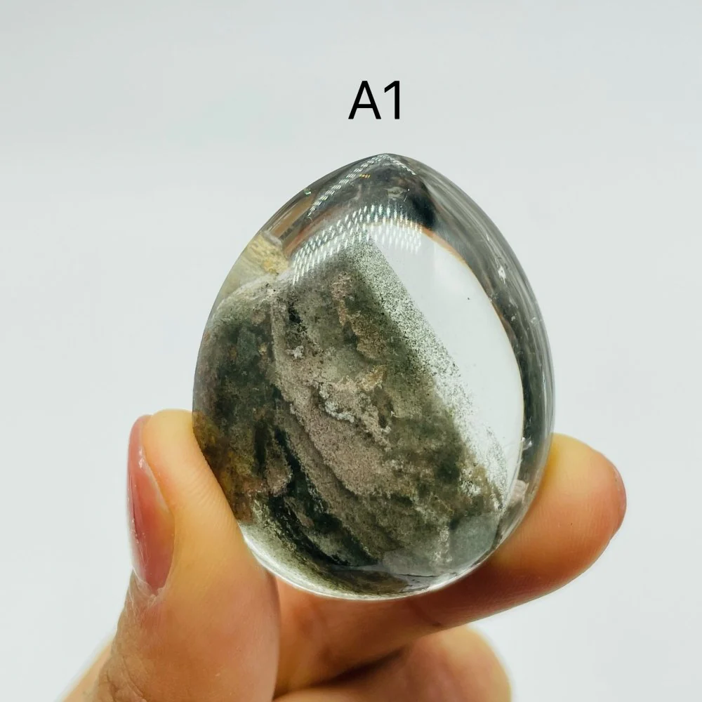 Mountain Shape Inclusion Garden Quartz Lodolite For Jewelry Making DIY Pendant - Image 3