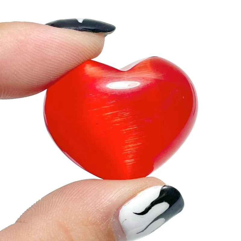 Colorful Glass Cat Eye Heart Wholesale - Image 5