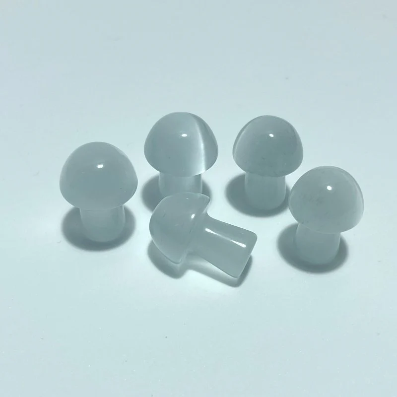 Colorful Glass Cat Eye Mushrooms Wholesale (man made) - Image 12