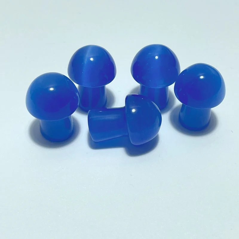 Colorful Glass Cat Eye Mushrooms Wholesale (man made) - Image 15