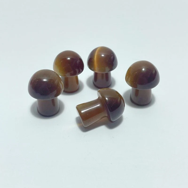 Colorful Glass Cat Eye Mushrooms Wholesale (man made) - Image 2