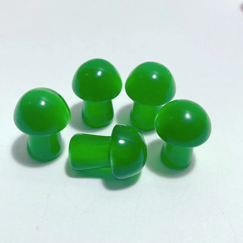 Colorful Glass Cat Eye Mushrooms Wholesale (man made) - Image 5