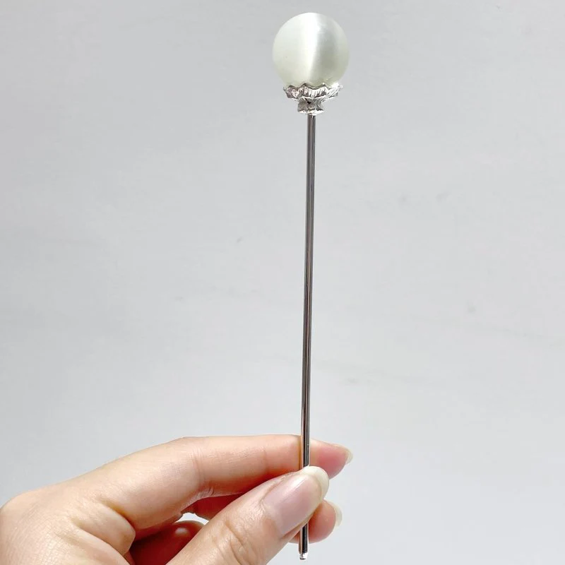 Colorful Glass Cat Eye Small Sphere Hairpin Wholesale - Image 6