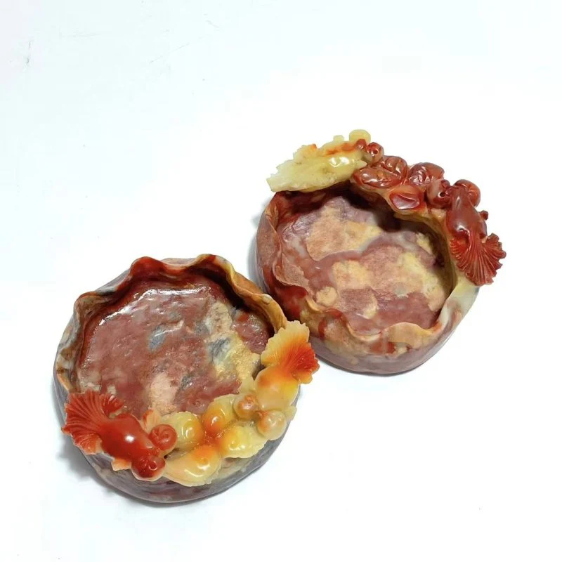 Colorful Jasper Bowl Hand Carving Home Decor Wholesale - Image 4