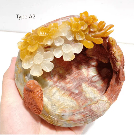 Colorful Jasper Bowl Hand Carving Home Decor Wholesale - Image 7
