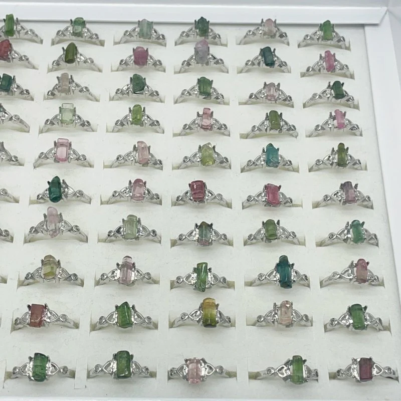 Colorful Tourmaline Ring Closeout(defective) - Image 4