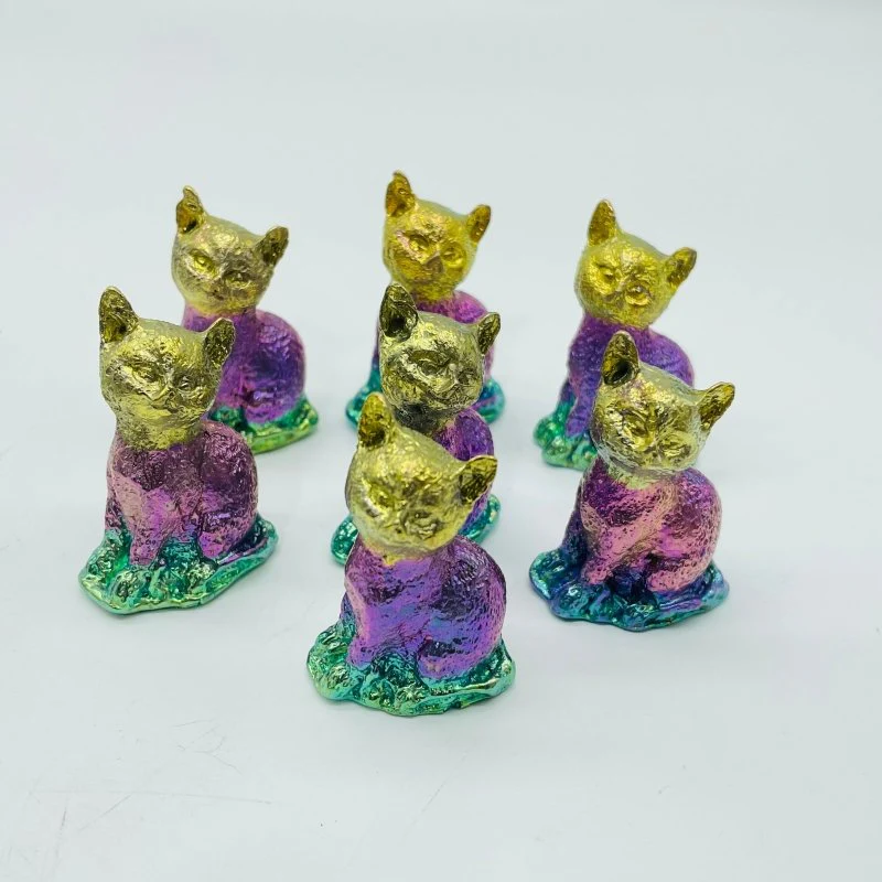 Colourful Bismuth Lucky Cat Wholesale - Image 4