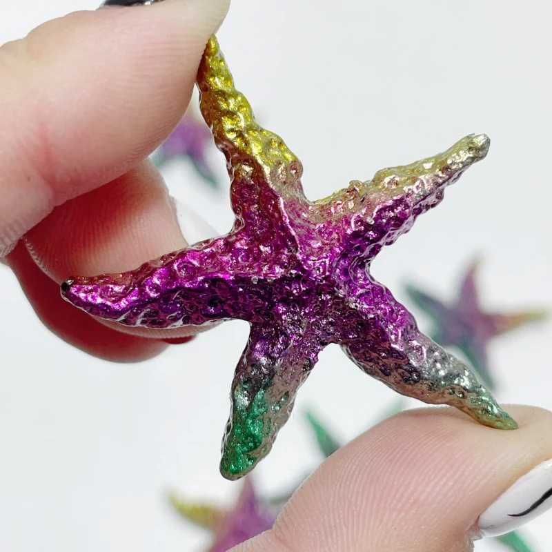 Colourful Bismuth Starfish Wholesale - Image 4