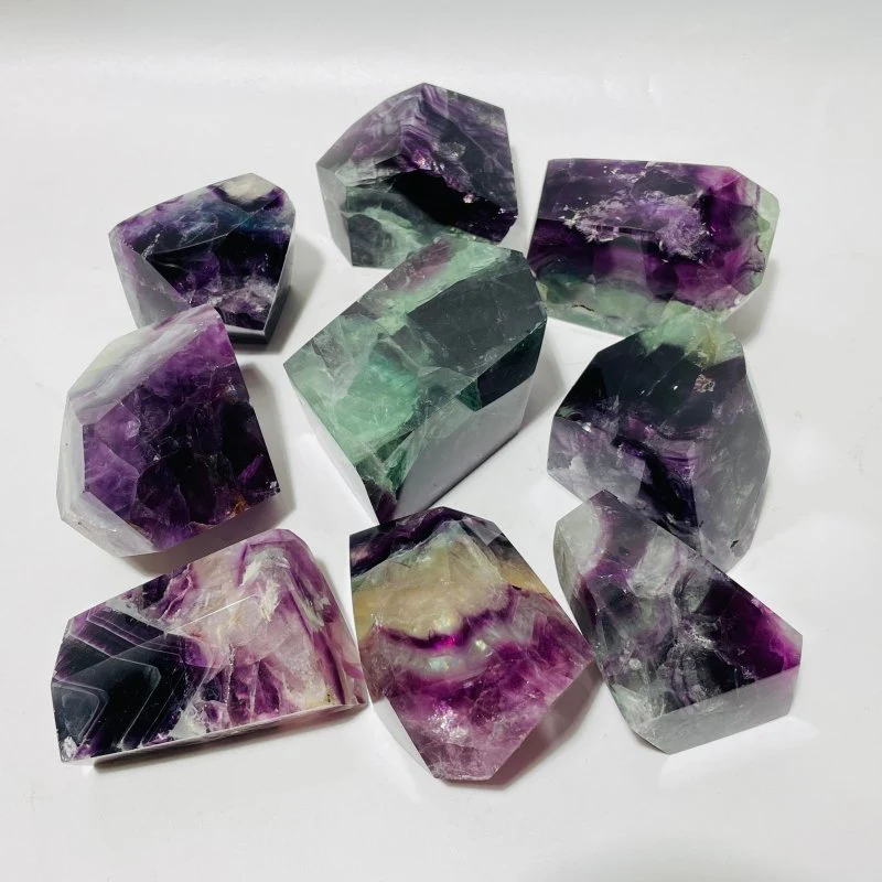 Colourful Fluorite Free Form With Rainbow Wholesale - Image 2