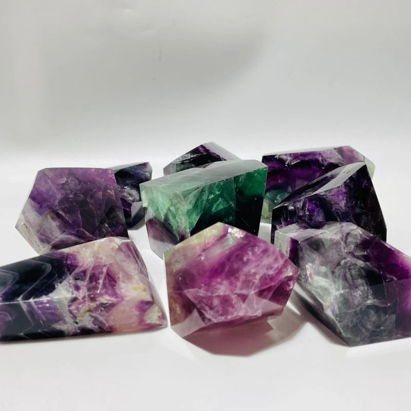 Colourful Fluorite Free Form With Rainbow Wholesale - Image 6