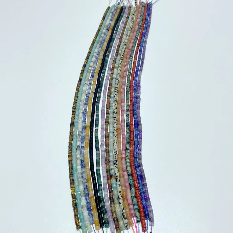 17 Types Crystal Spacer Rondelle Beads Wheel Beads Wholesale DIY Accessories Bracelets - Image 4