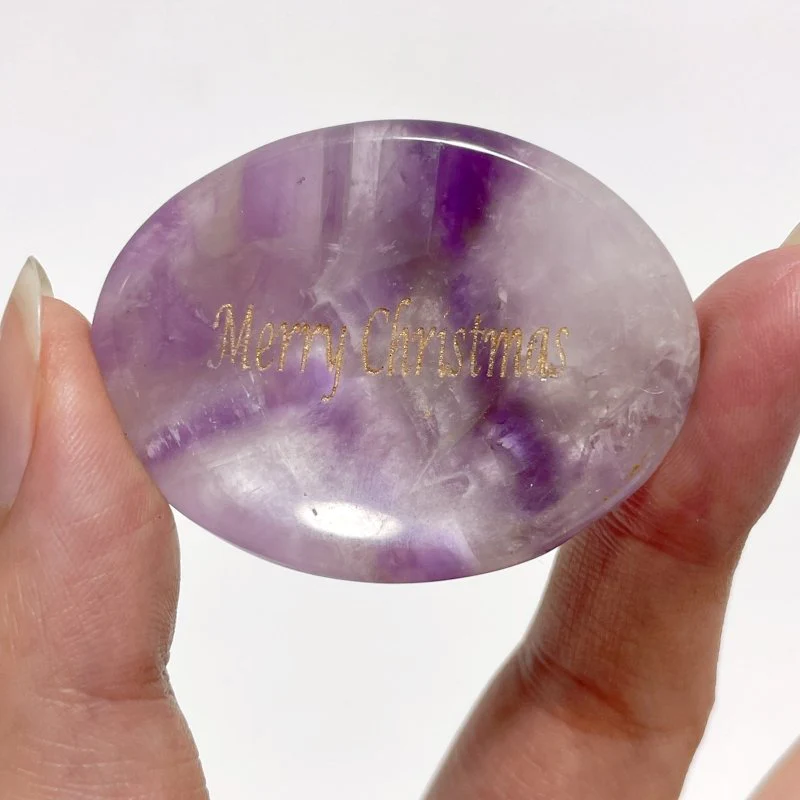 Gold Foil Lettering For Christmas Gift Worry Stone Wholesale - Image 5