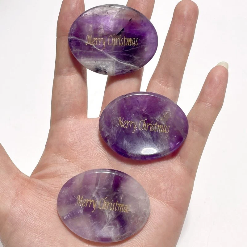 Gold Foil Lettering For Christmas Gift Worry Stone Wholesale - Image 7