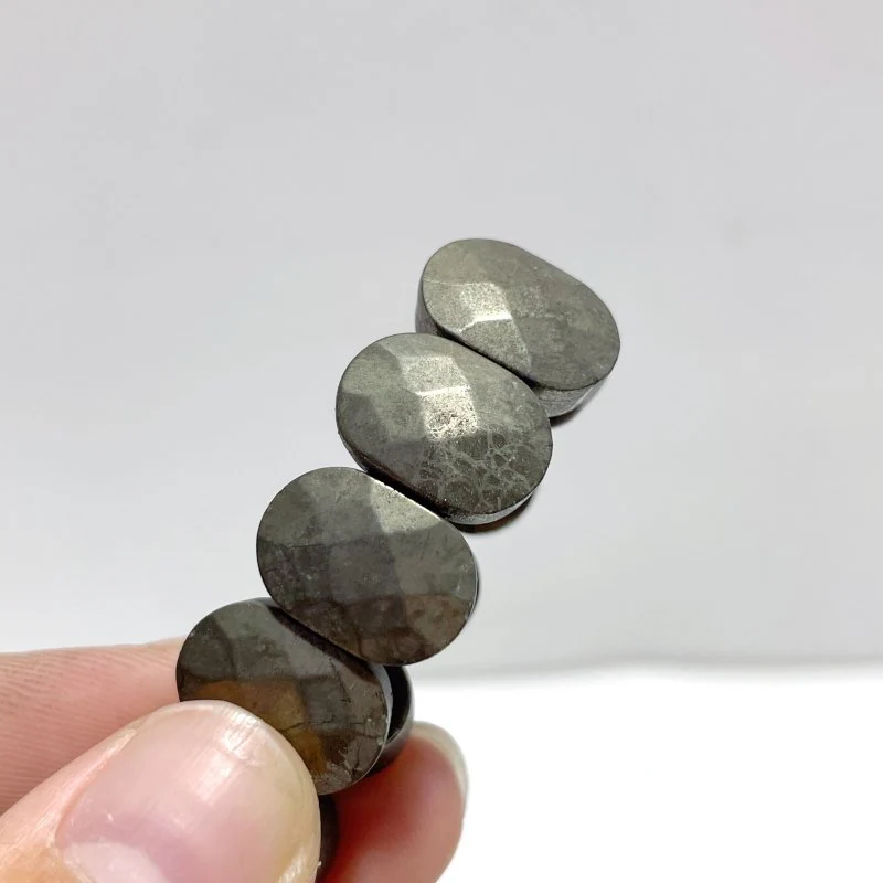 Cut Faceted Pyrite Bracelet Wholesale - Image 2