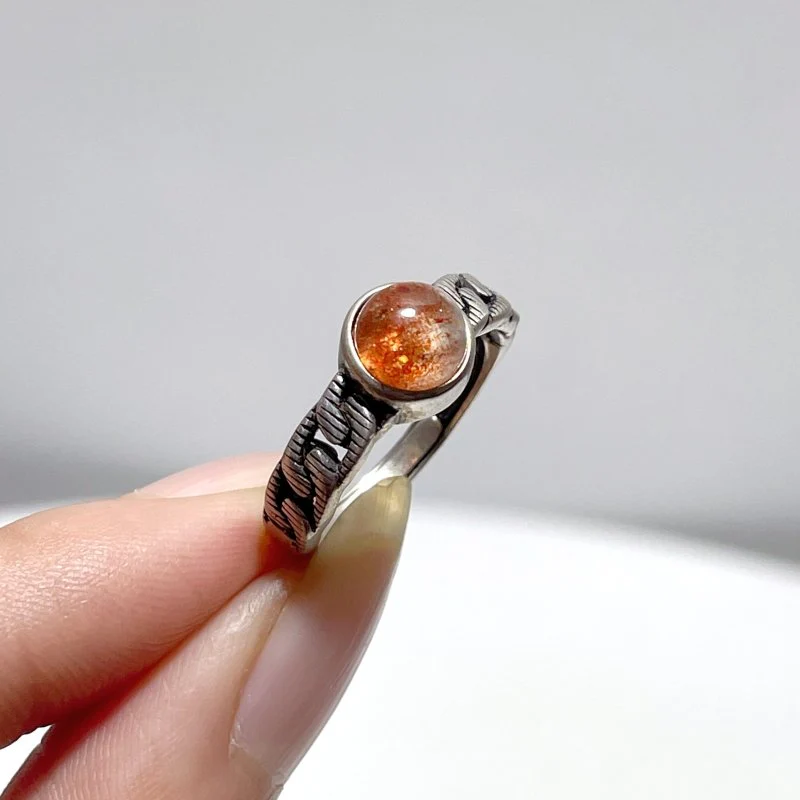 #D11 Silver Rings Wholesale Opal Sunstone Charoite - Image 2
