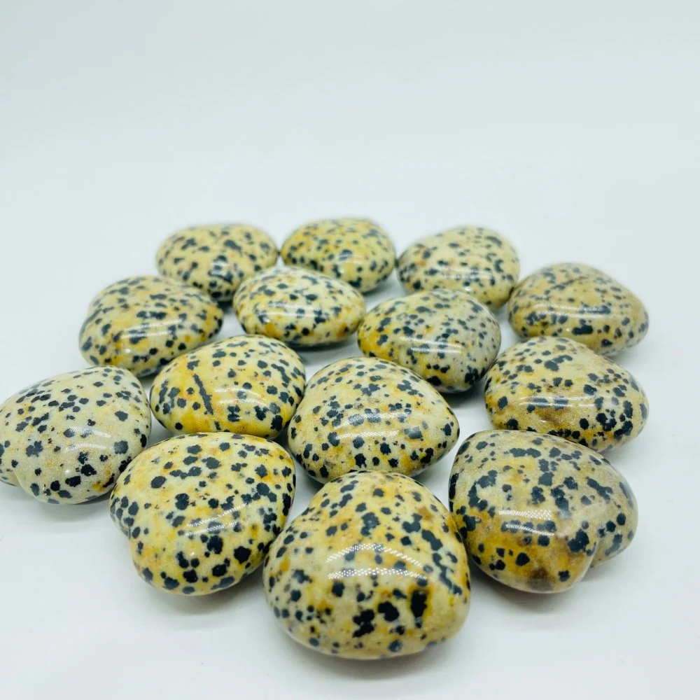 Dalmatian Heart Stone 1.1in(3cm) Wholesale - Image 2