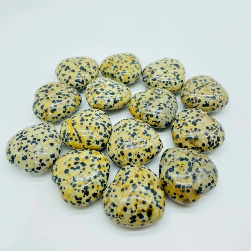 Dalmatian Heart Stone 1.1in(3cm) Wholesale - Image 3