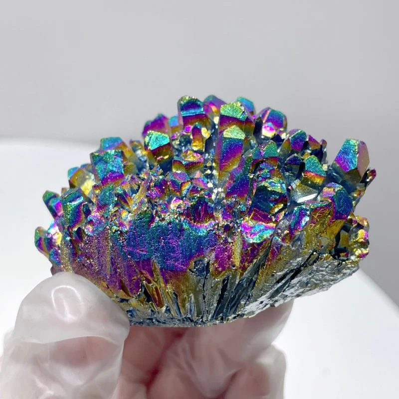Dark Aura Clear Quartz Cluster Wholesale - Image 3