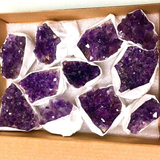 Dark Purple Amethyst Cluster With Box Wholesale - Image 3