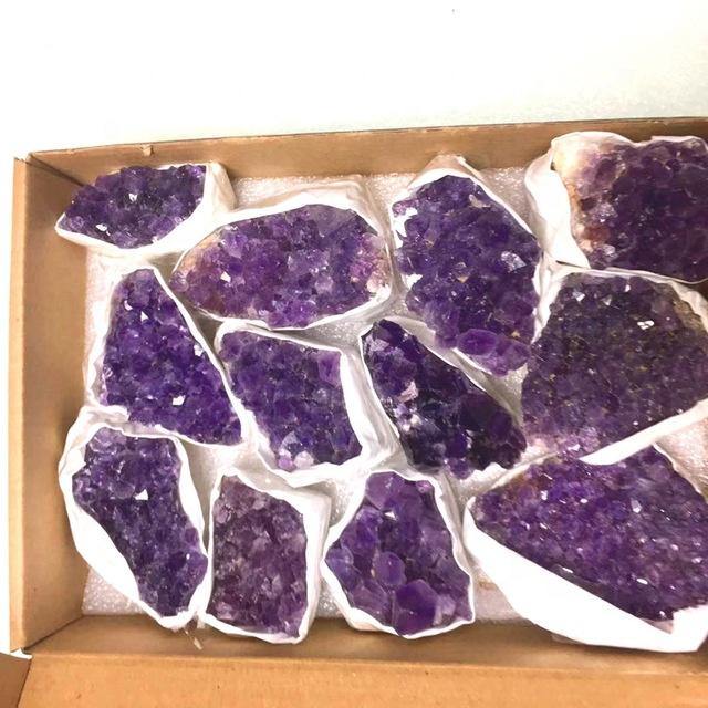Dark Purple Amethyst Cluster With Box Wholesale - Image 5