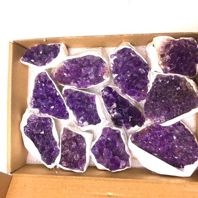 Dark Purple Amethyst Cluster With Box Wholesale - Image 6
