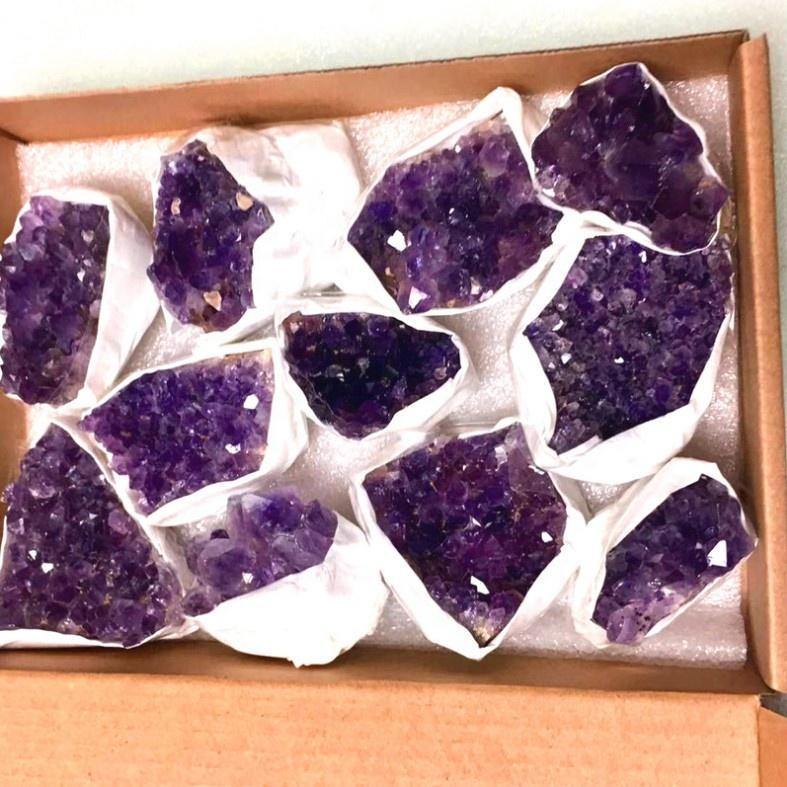 Dark Purple Amethyst Cluster With Box Wholesale - Image 7