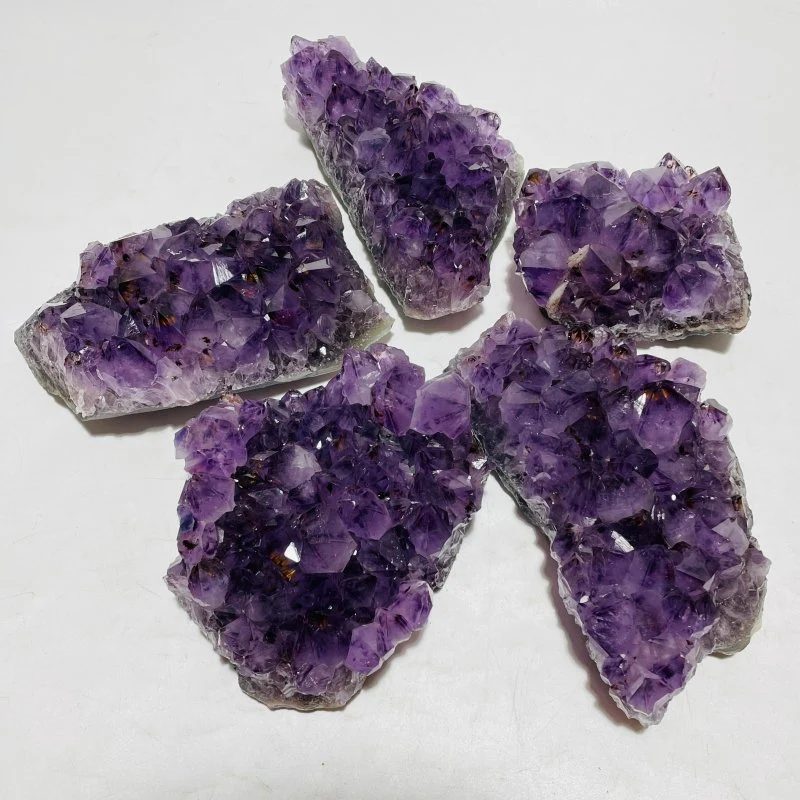 5 Pieces Amethyst Cacoxenite Super7 Cluster - Image 2