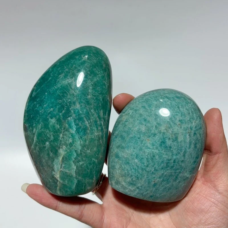 9 Pieces Deep Blue Amazonite Free Form - Image 4