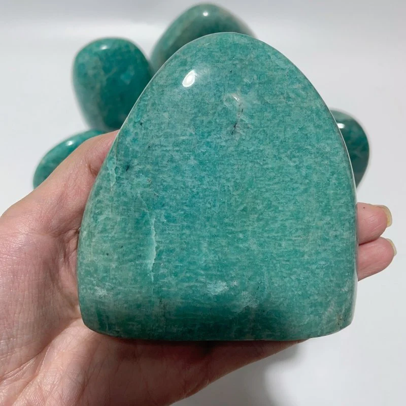 9 Pieces Deep Blue Amazonite Free Form - Image 8
