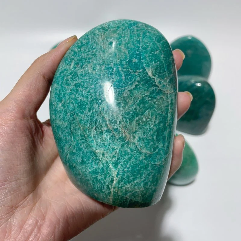 9 Pieces Deep Blue Amazonite Free Form - Image 9