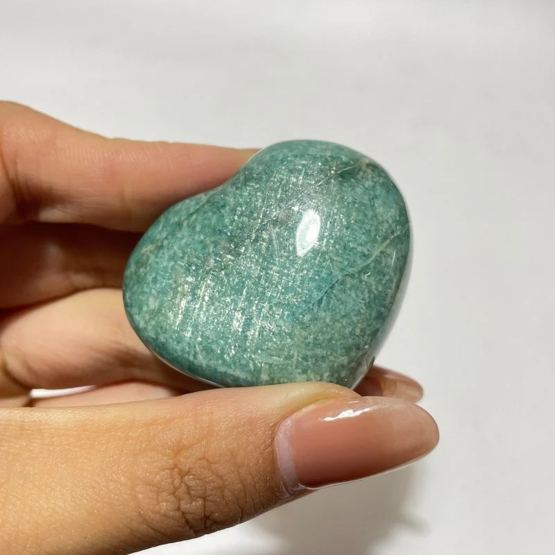 Deep Blue Amazonite Heart Wholesale - Image 3