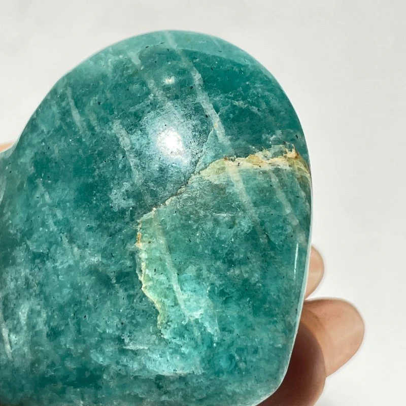Deep Blue Amazonite Heart Wholesale - Image 5