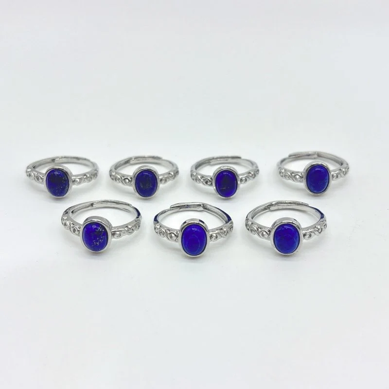 Deep Blue Lapis Lazuli Ring Wholesale - Image 3