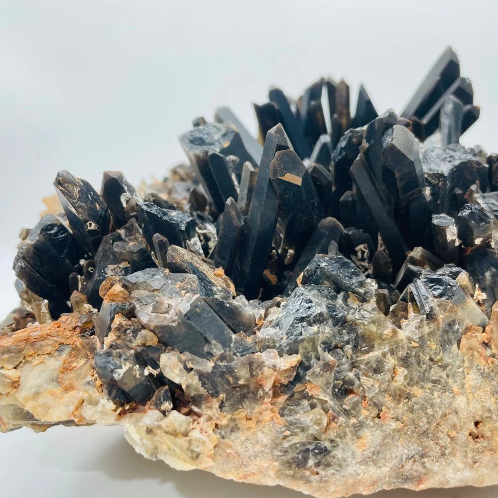 Deep Color Large Smoky Quartz Cluster - Image 3