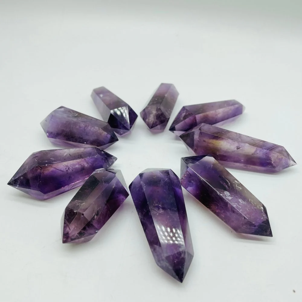Deep Purple Amethyst Double Point Tower Wholesale - Image 2